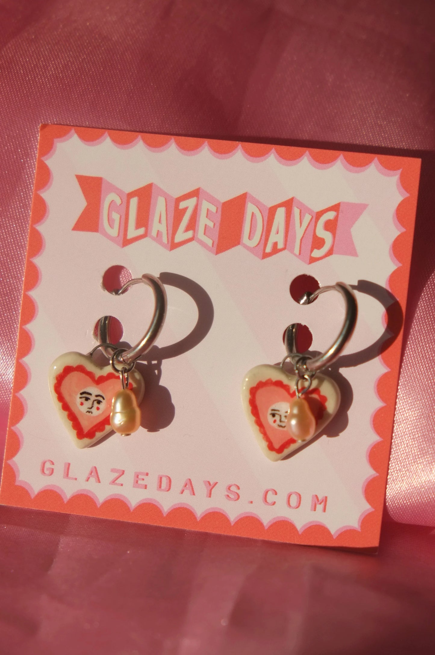 Boucles en Porcelaine ''Precious Love'' - Glaze Days