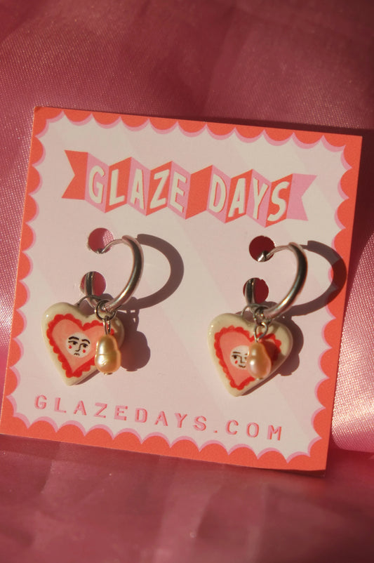 Boucles en Porcelaine ''Precious Love'' - Glaze Days
