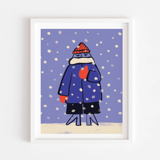 HIVER, 8" x 10" par Julia GR - Paperole