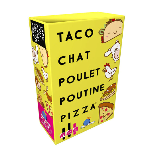 Taco, chat, poulet, poutine, pizza - Blue Orange
