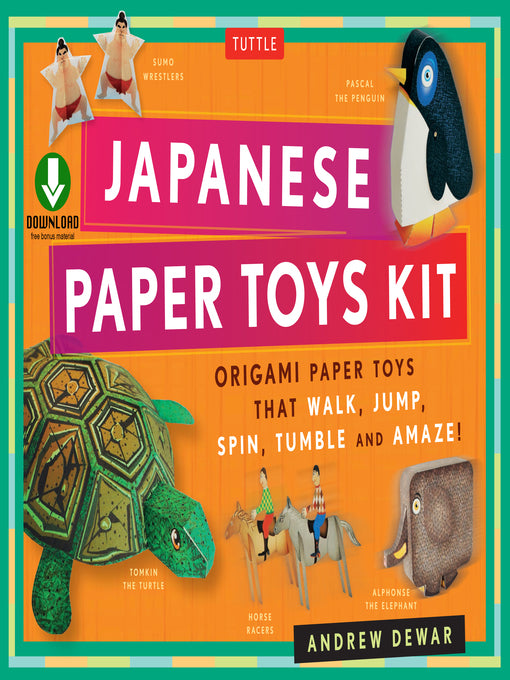 Kit de jeux en papier japonais - Japanese Paper Toys Kit