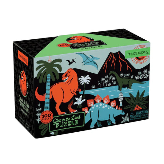 Casse-Tete Dinosaures Glow In the Dark Puzzle - Mudpuppy