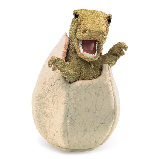Marionnette Oeuf Dino Dinosaur Egg   - Folkmanis