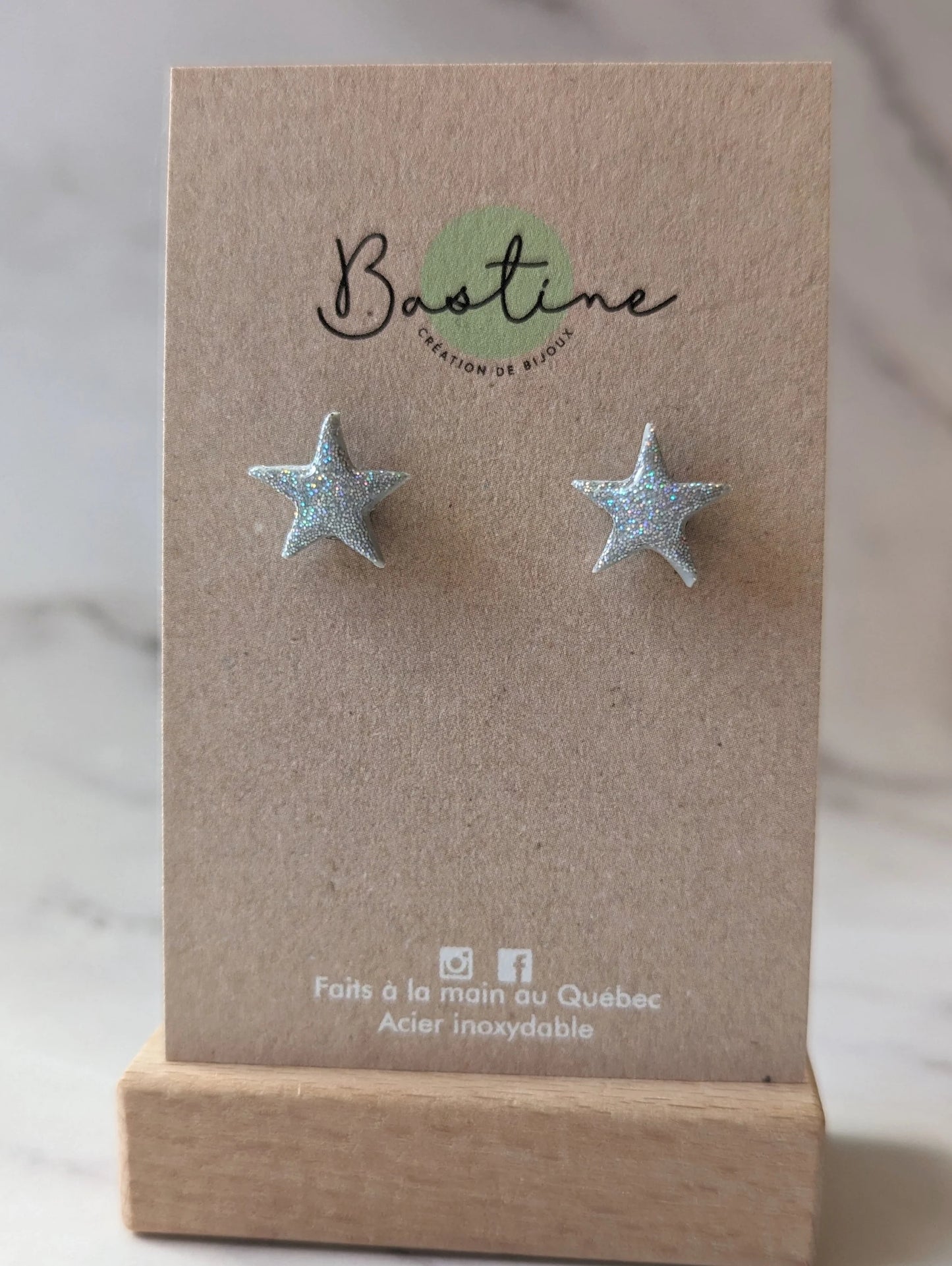 Collection petites boucles studs - Bastine