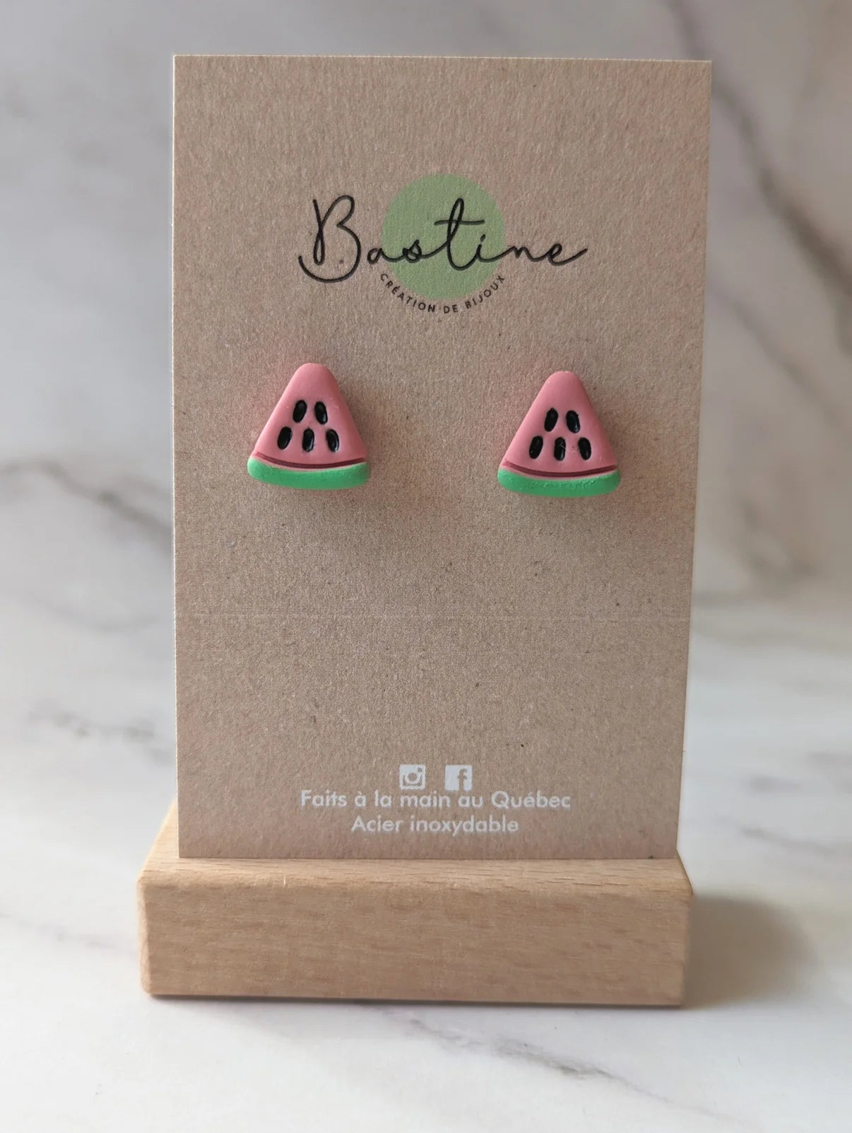 Collection petites boucles studs - Bastine