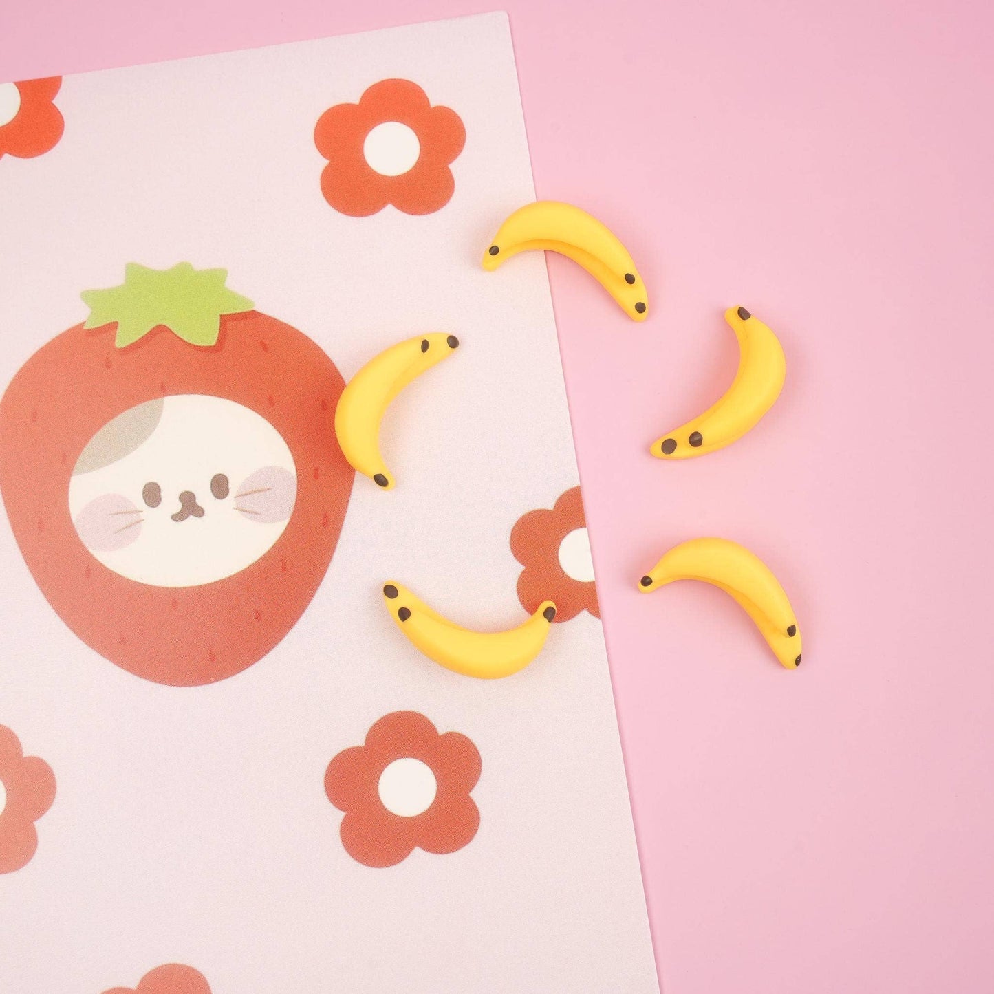 Ensemble de 5 aimants BANANES magnet set - Mini Story Co