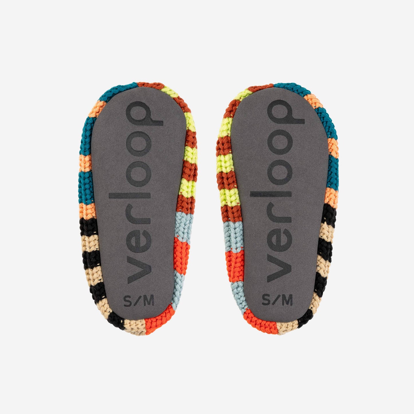 Pantoufles Patchwork Stripe Rib Slippers - Verloop