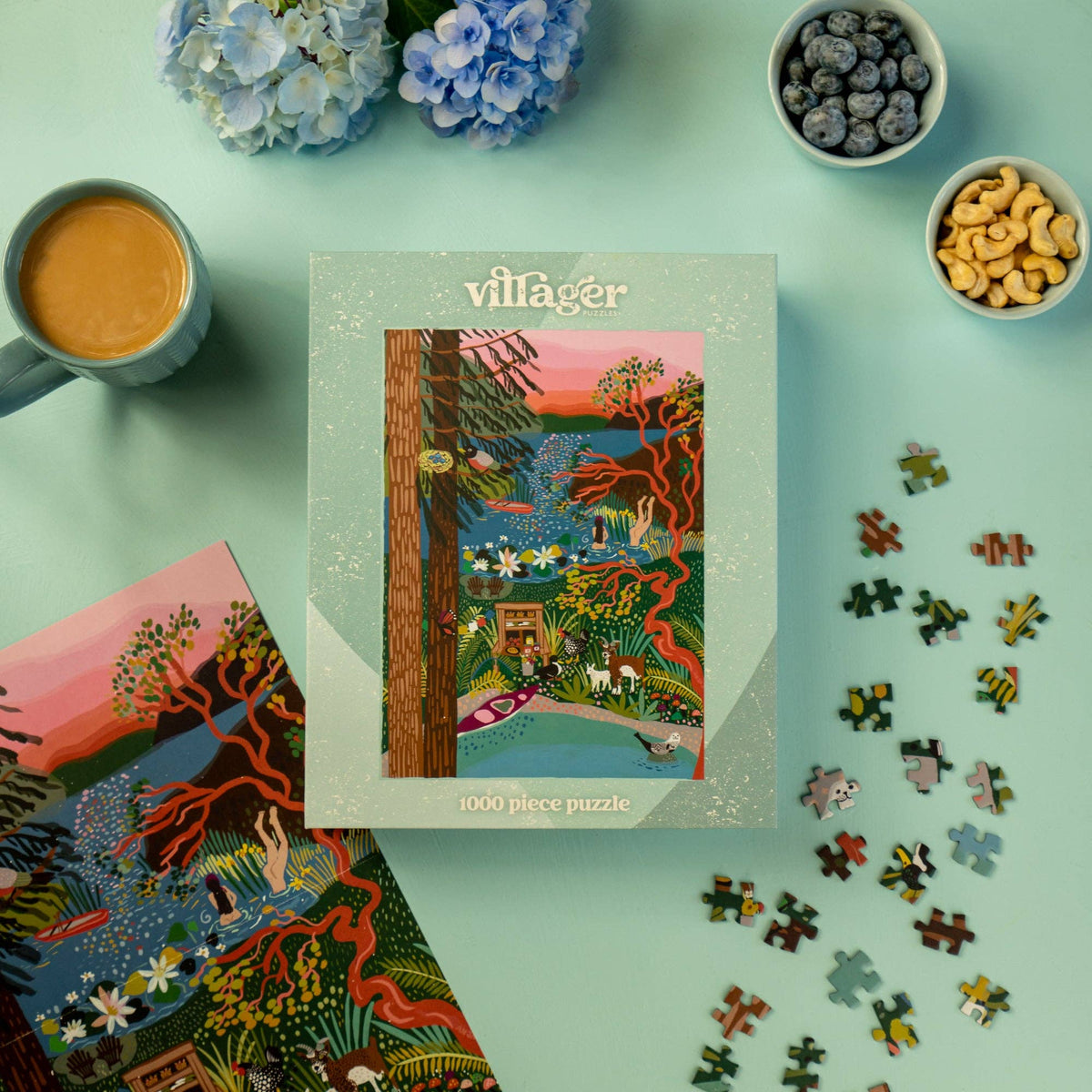 Casse Tete Salt Spring Island 1000 Pieces Puzzle - Villager Puzzles