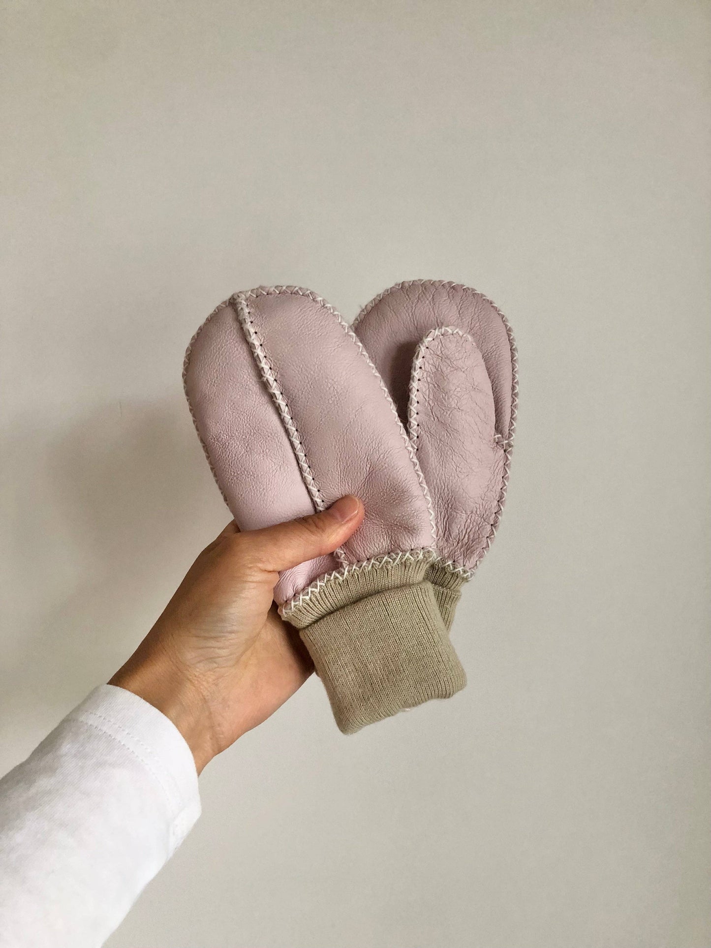 Mitaines pour enfants en peau de mouton - Kids Shearling Mittens - Billy Bamboo