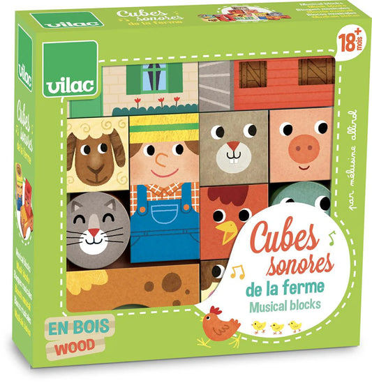 Cubes sonores - Farm - Vilac