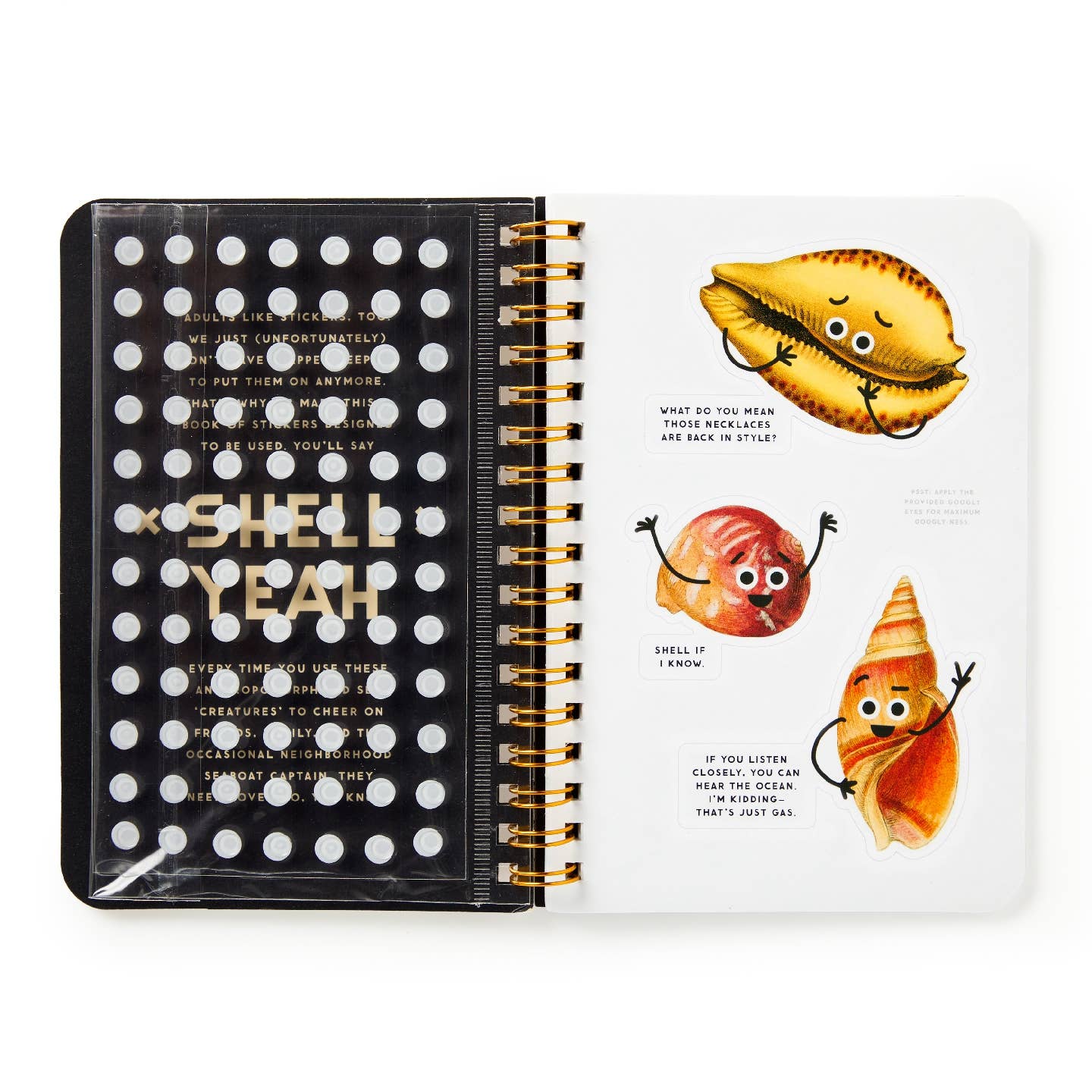 Livre d'autocollants "Shell Yeah" Sticker Book - Brass Monkey