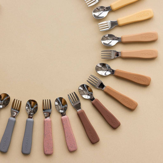 Ensemble d'ustensiles - Fork and spoon set - Minika