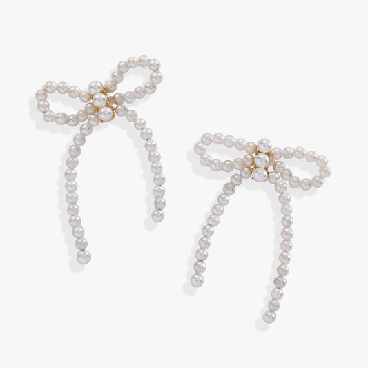 Boucles en Perles de Nacre Bow - Alex and Ani
