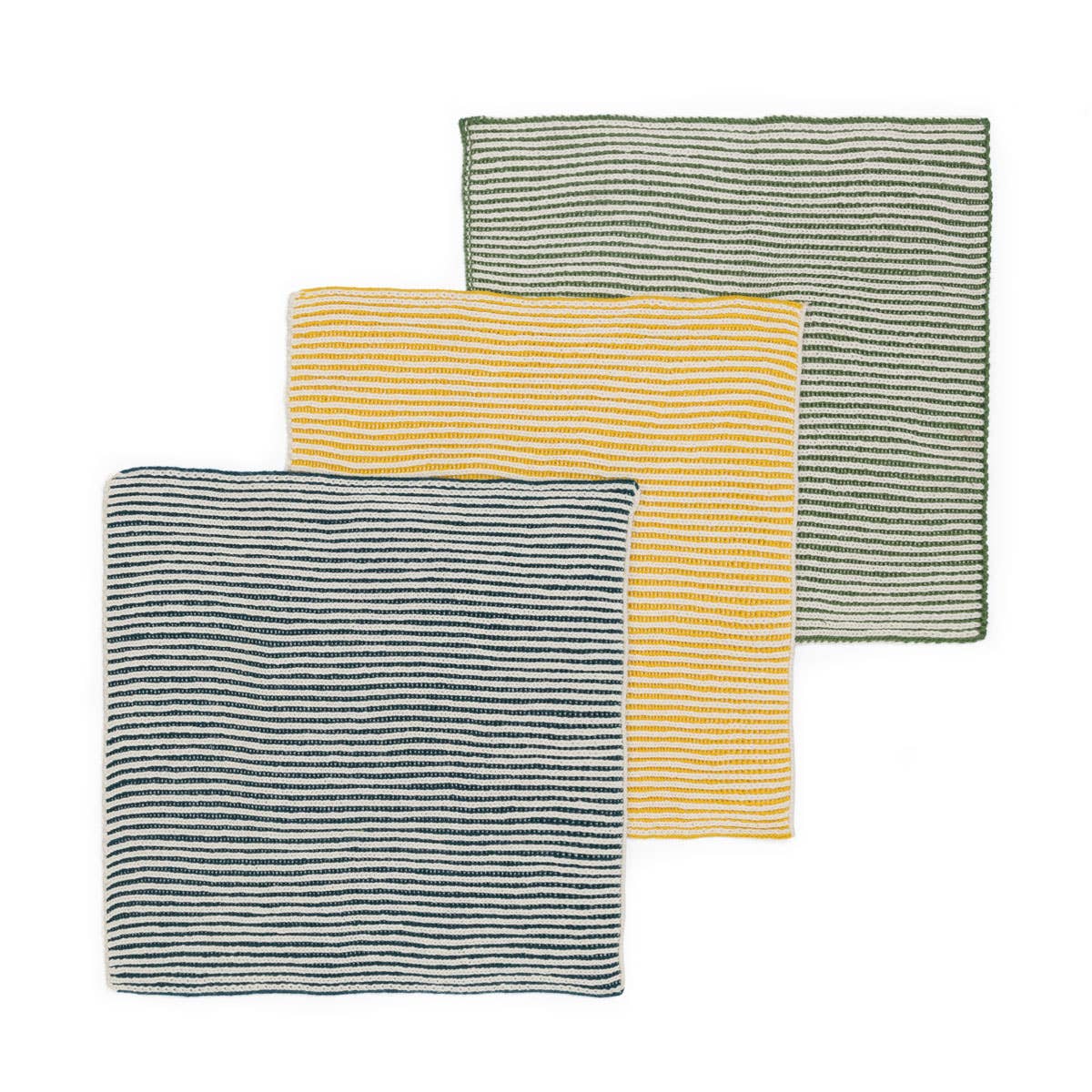 Linges à vaisselle en coton 'Ribbed Citrus' - Sophie Home