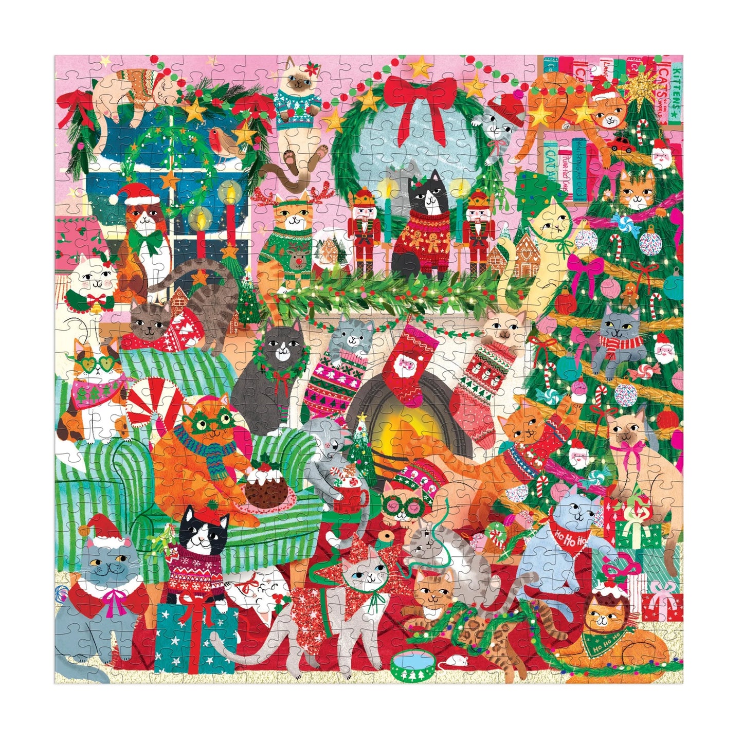 Puzzle Merry Catmas! - Mudpuppy