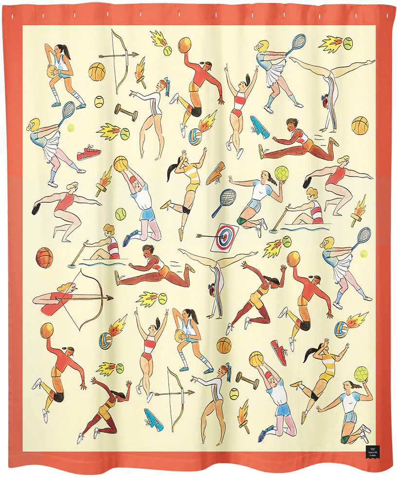 Collection Shower Curtains-Shower Curtain-Bath costume