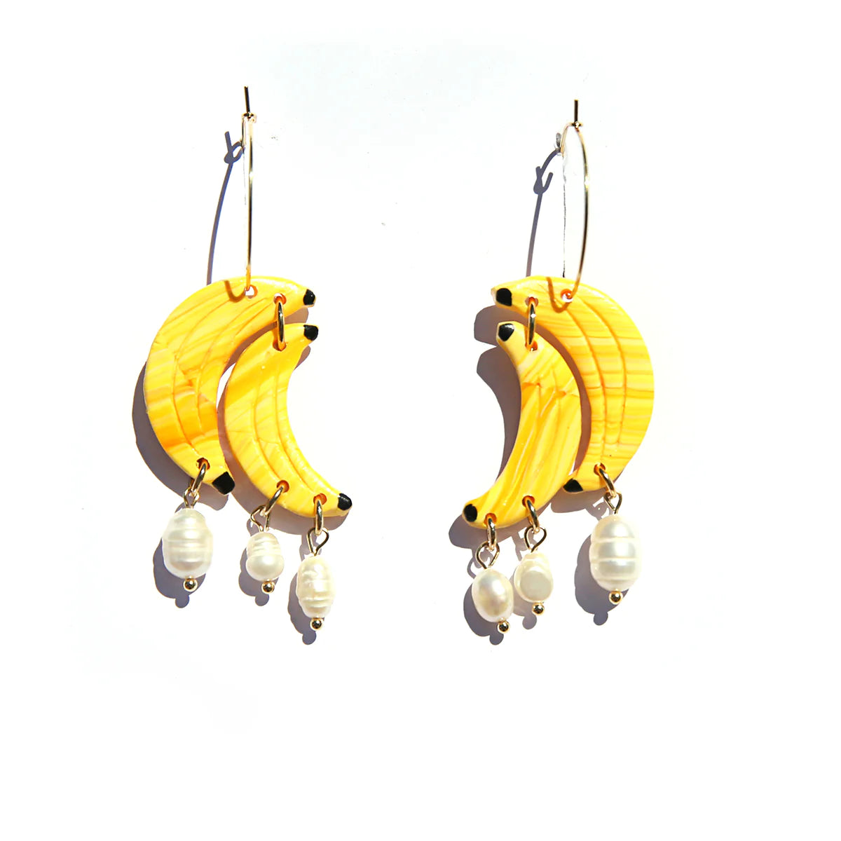 Banana Banane Bunch Hoops - Kingston Jewelry