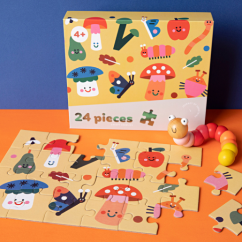 Casse-tête 24 pièces pour enfants ''Creepy Crawlies'' Kids Puzzle - Journey Of Something