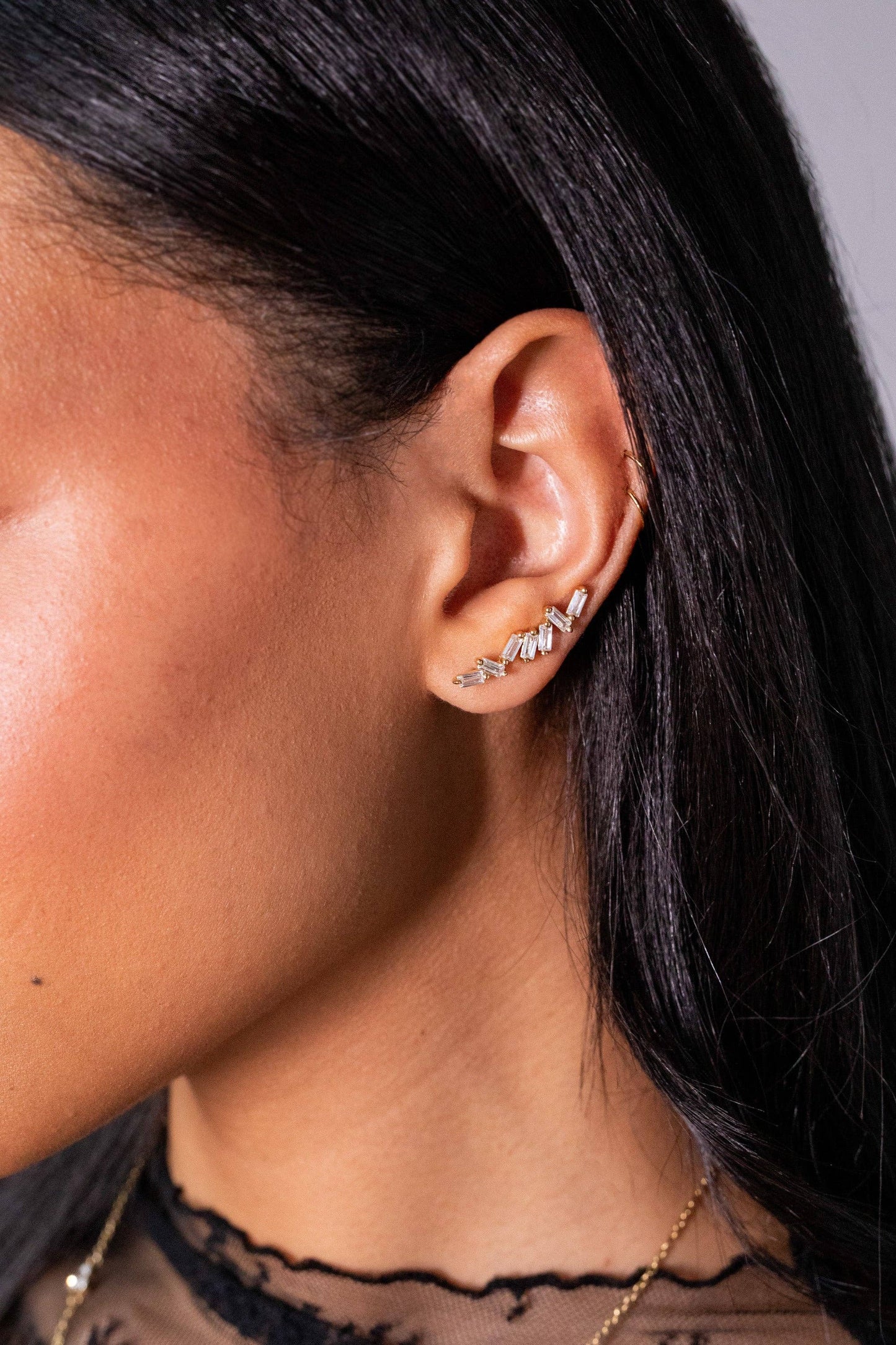 Boucles Montantes Baguette Cristal  - Alex and Ani