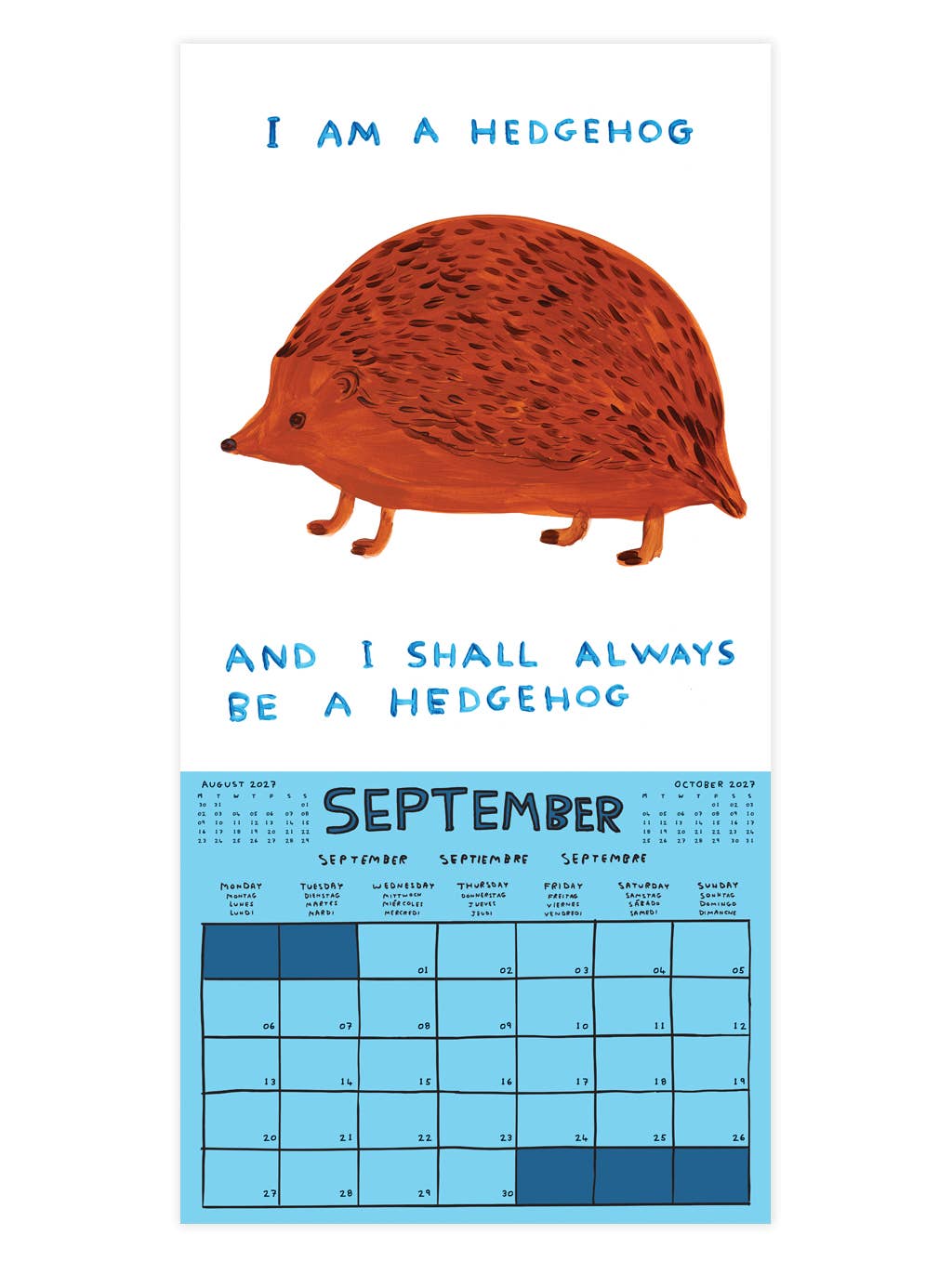 Calendrier 2027 - David Shrigley x Brainbox Candy