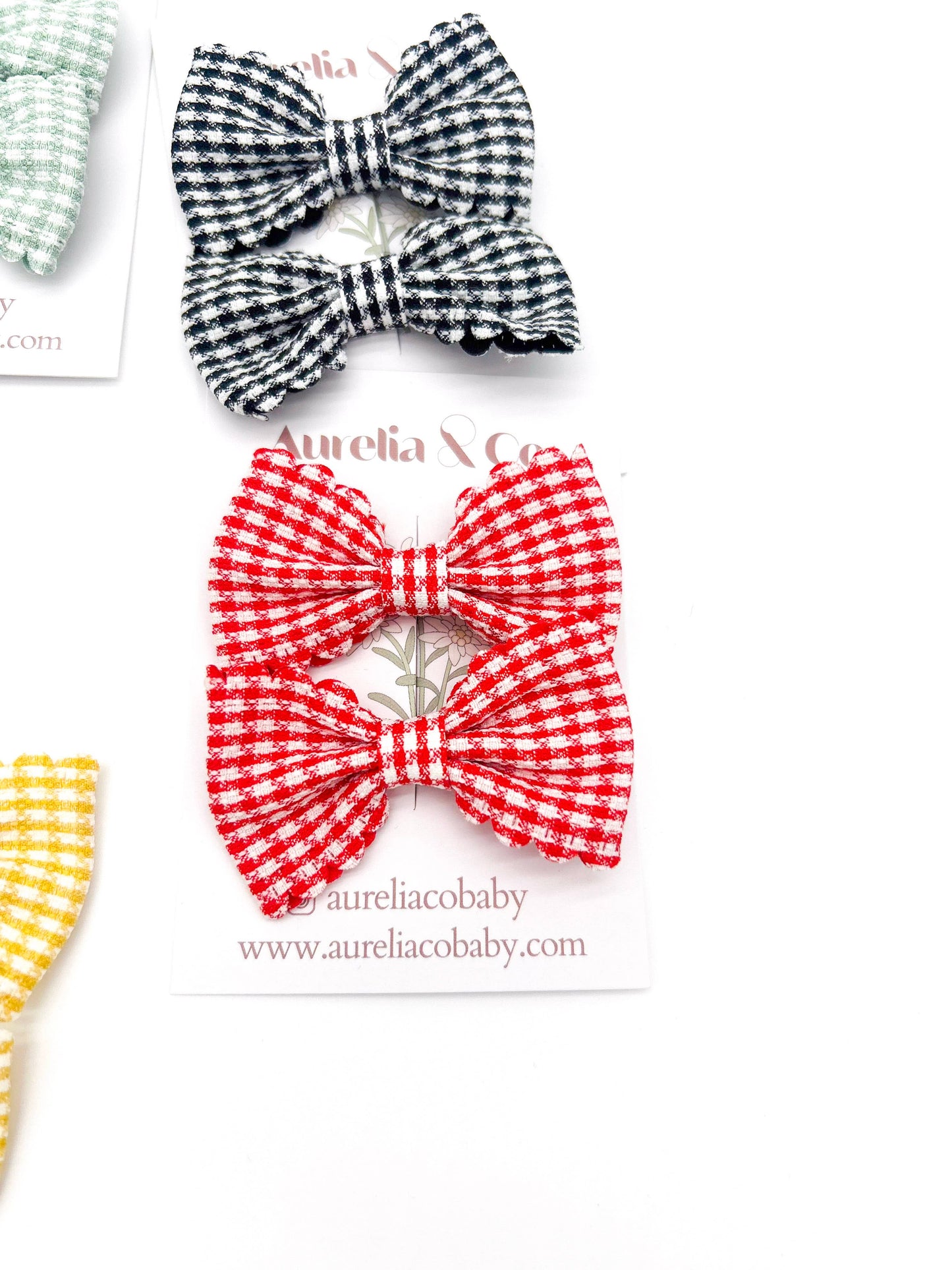 Pince pour les cheveux ''vichy'' - Aurelia & Co.