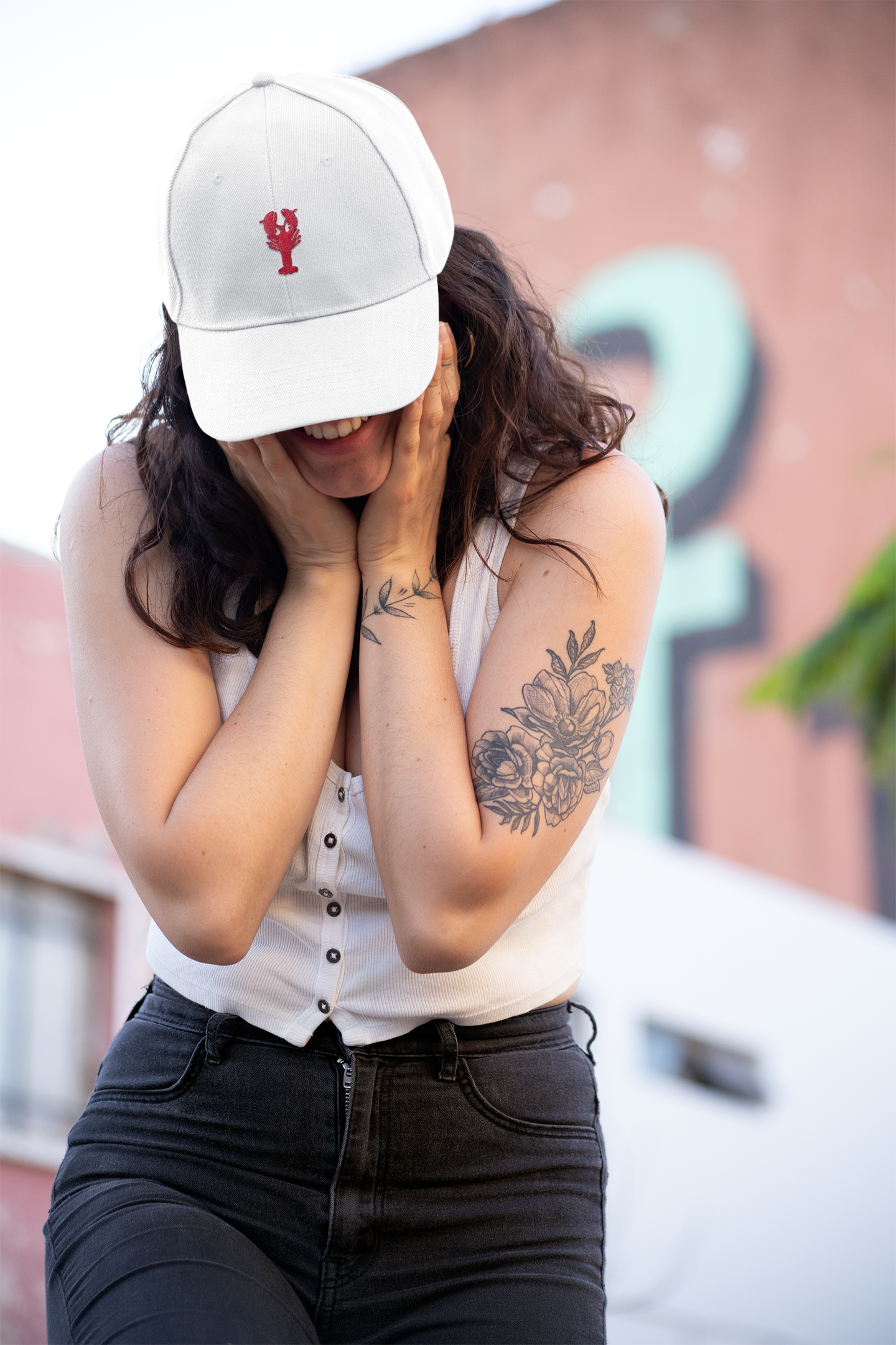 Patch thermocollant brodé ''Homard'' Iron on Embroidered Patch