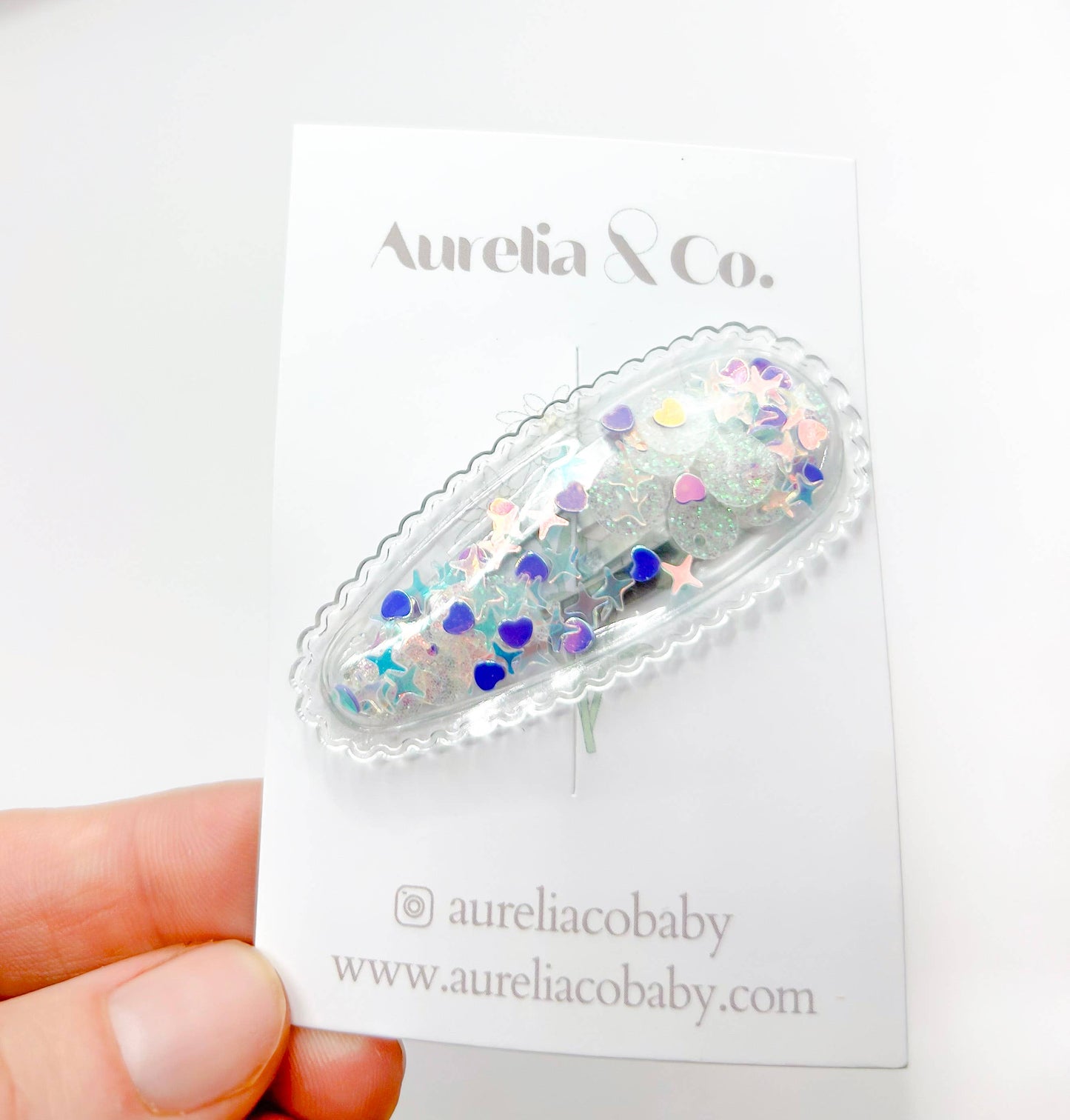 Barrettes à paillettes pour enfant - Aurelia & Co.