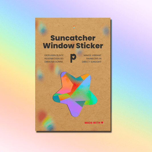 Autocollant pour fenêtre capteur de soleil ''Star'' Suncatcher Window Sticker - Plottkowski