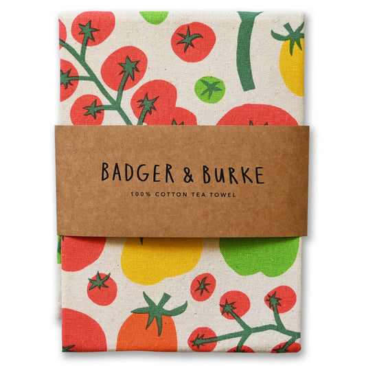 Linge à vaisselle Tomato Tea Towel - Badger & Burke