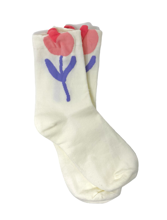 Chaussettes à découpes florales - Rainbow Unicorn Birthday Surprise