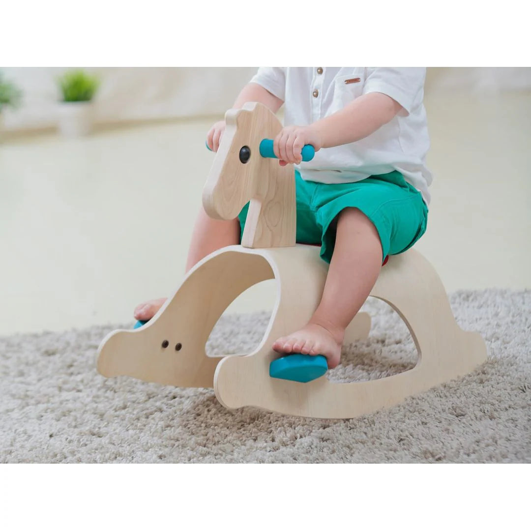 Cheval à bascule ''Palomino'' Rocking Horse - Plantoys Canada