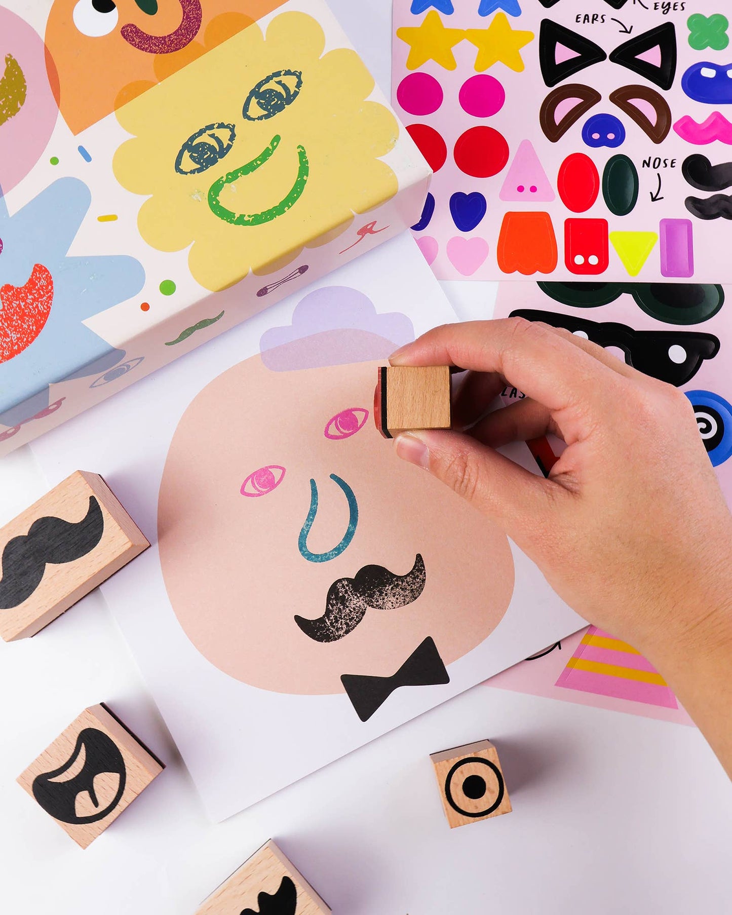 Etampes Cool Faces Stamp Kit -  Journey of Something