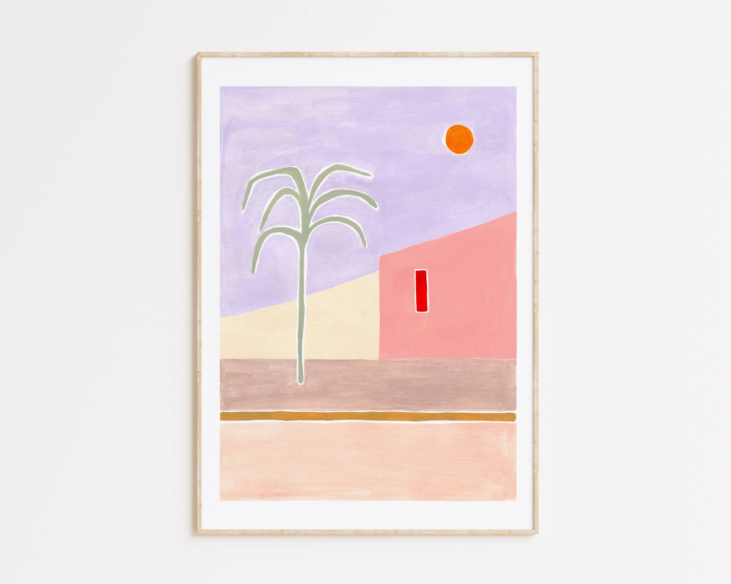 Affiche 'House & Palms'' - Depeapa