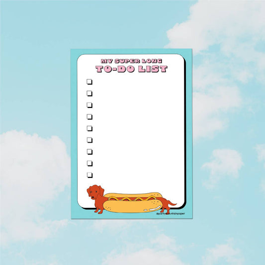 Bloc-notes ''Super Long To-Do'' Notepad - Party Mountain Paper Co.