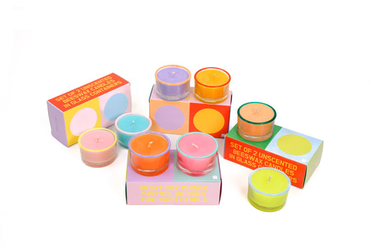 Duo de bougie ''party candle'' - To:From