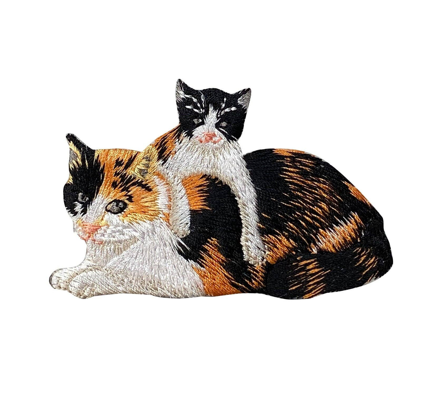 Patch thermocollant brodé ''Chats'' Embroidered Iron on Patch