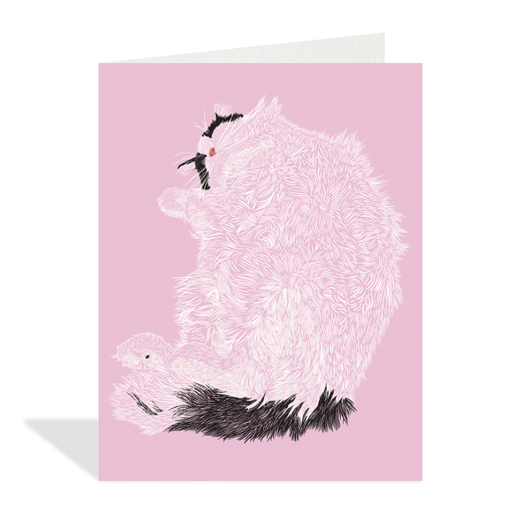 Carte de souhaits - Sassy Cat- Halfpenny Postage