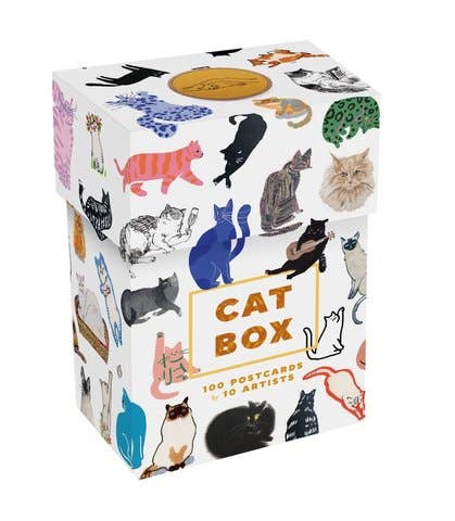 100 cartes postales Cat Box - Raincoast