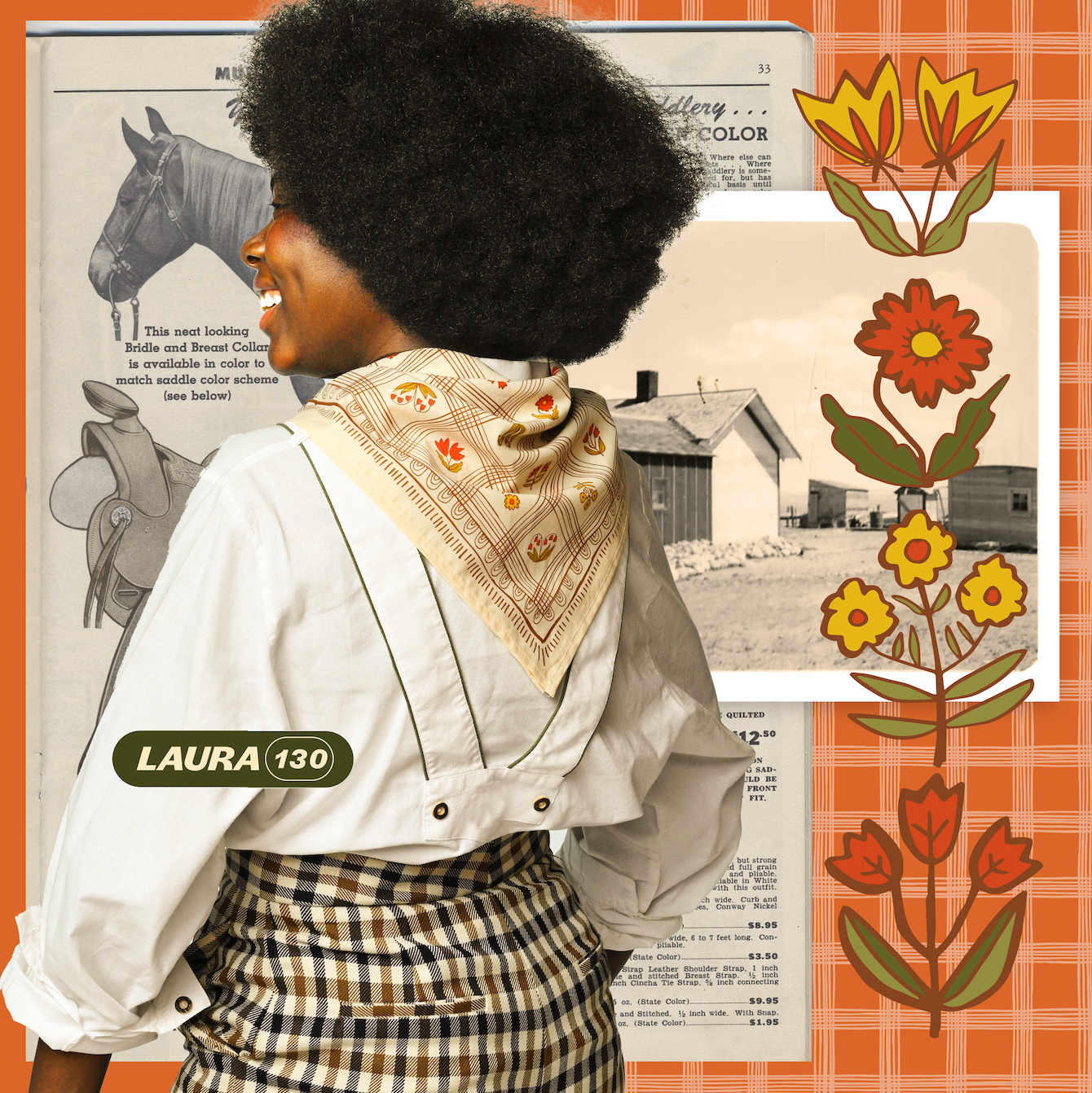 No. 130 Bandana Laura - Handker Bandanas