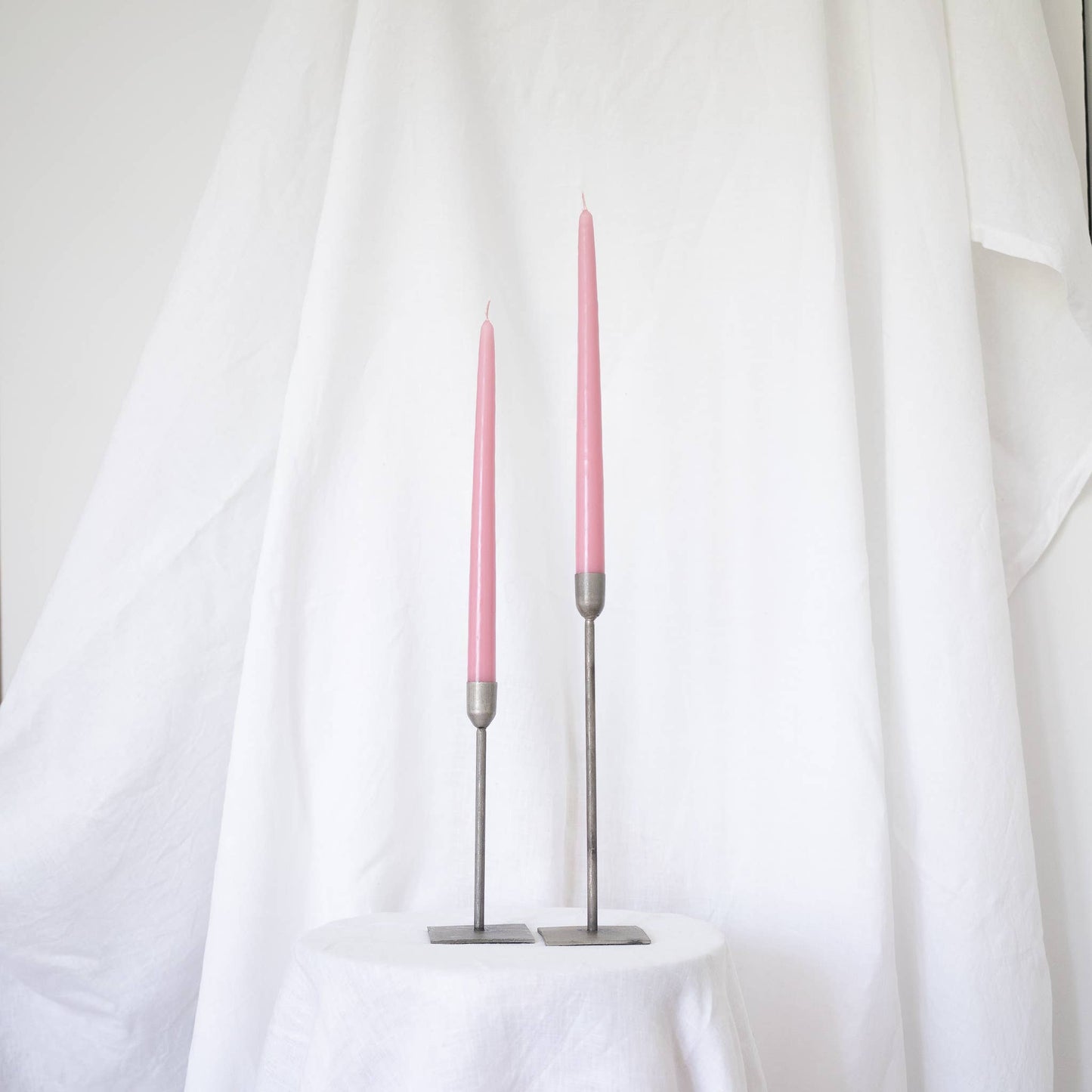 Paire de bougies longues Blush - Taper Candles Pair