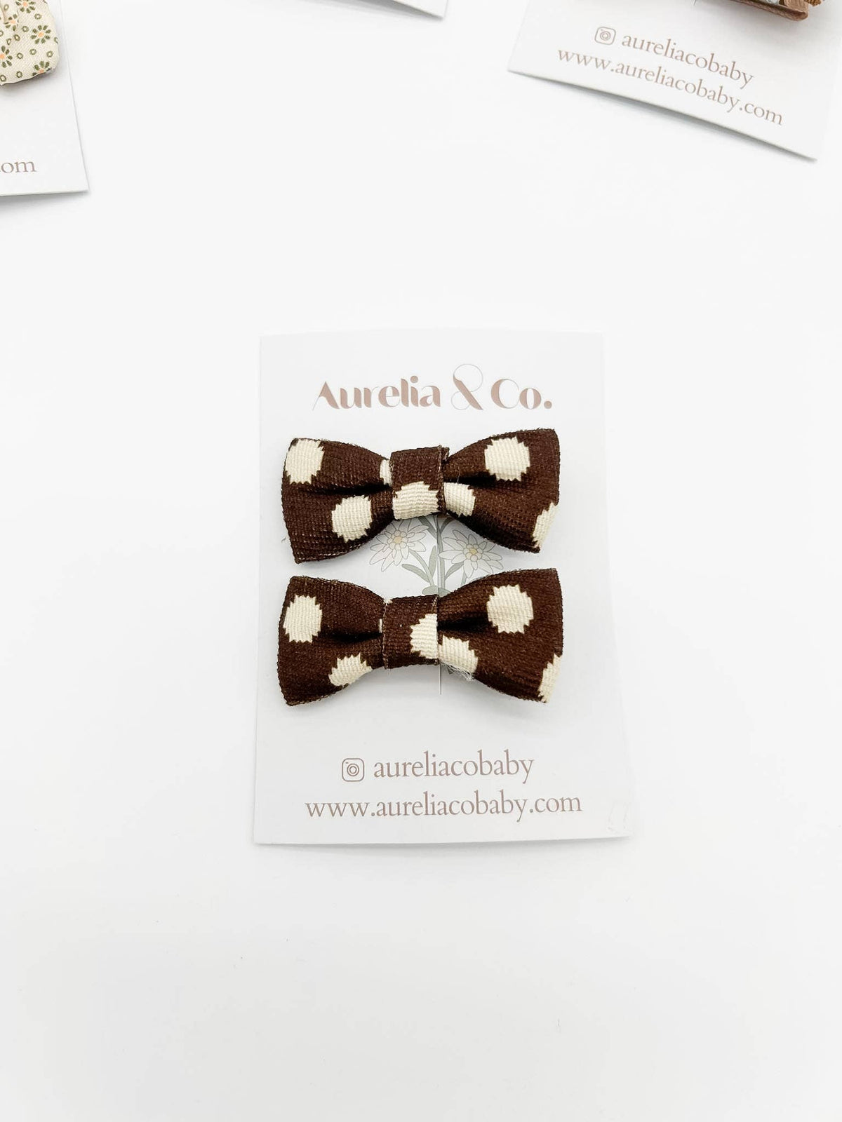 Barettes Enfants a pois Autumn Days - Aurelia & Co. Baby