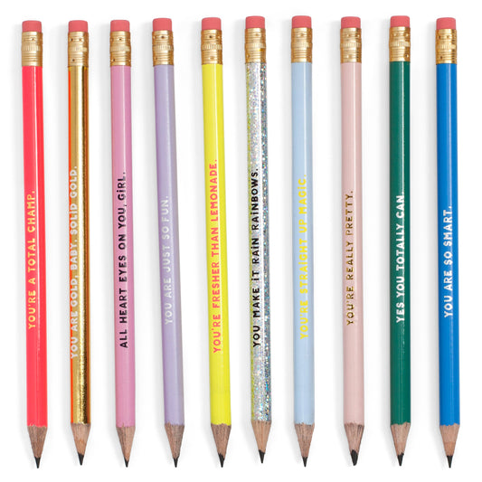 Crayon à l'unité 'Compliment' pencils - Ban.do