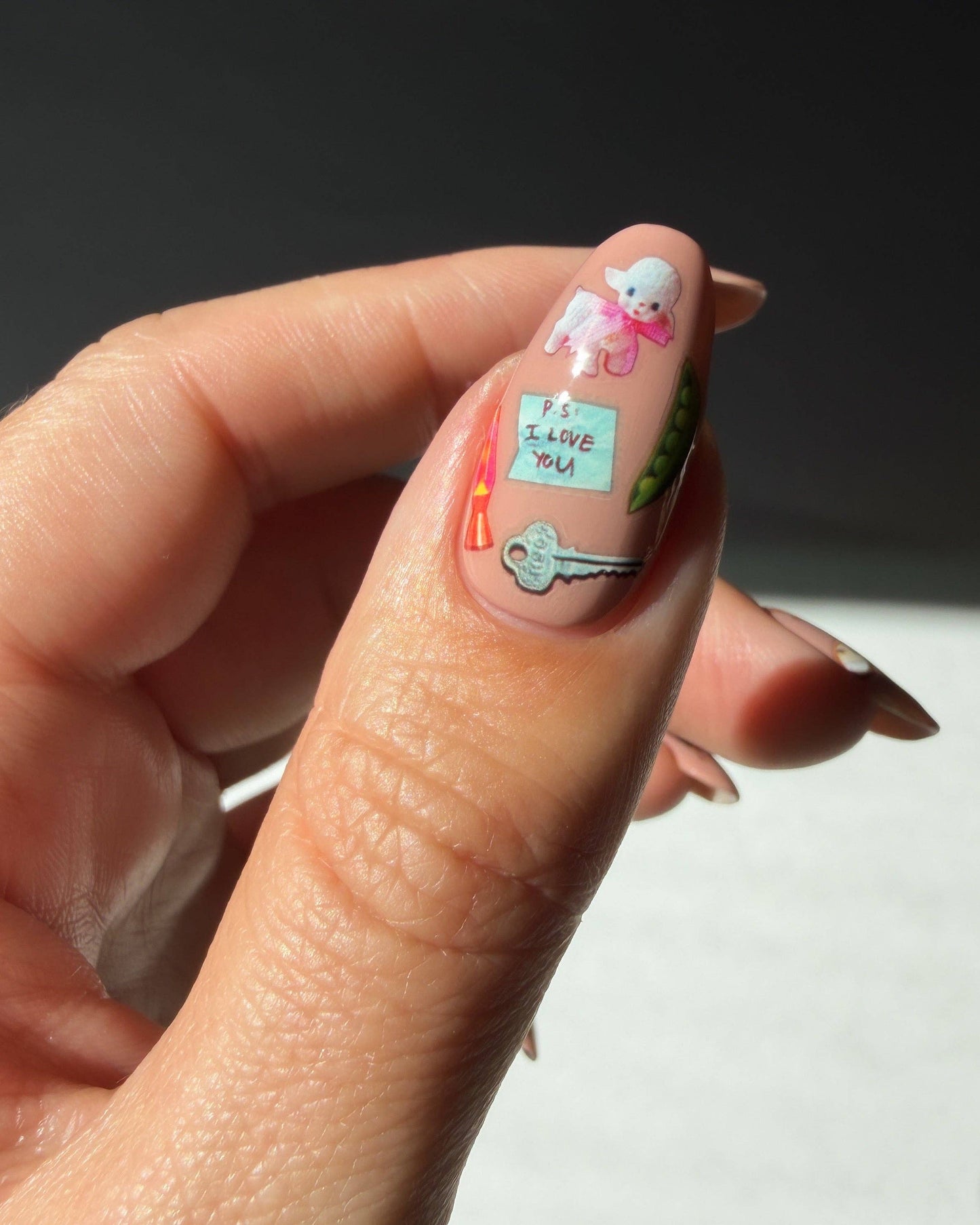 Stickers Ongles Nail Art  HARICOT VERT - Deco Beauty