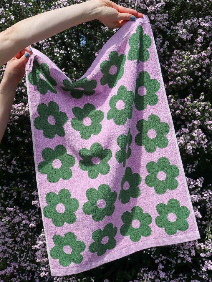 Serviette à main ''Flowerbed'' Hand Towel - Mosey Me