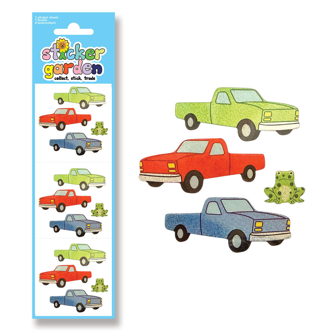 Collection autocollants retro - Sticker Garden
