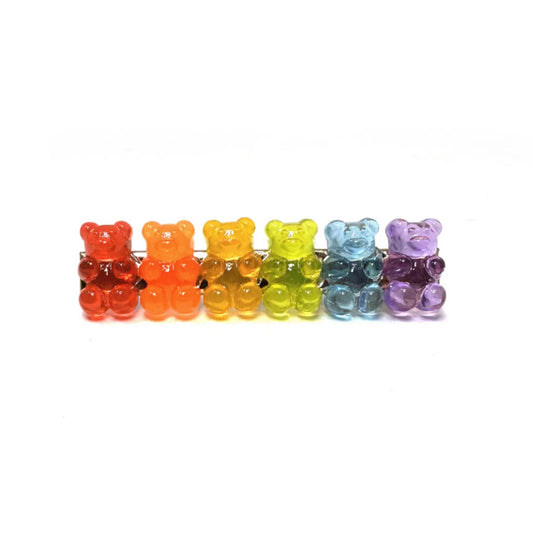 Barrette Gummy Bear - Rainbow Unicorn Birthday Surprise