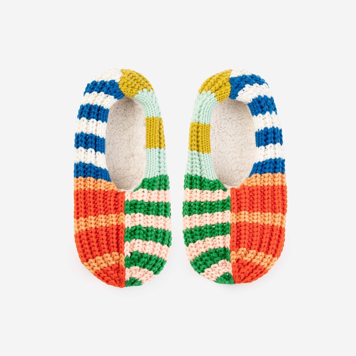 Pantoufles Patchwork Stripe Rib Slippers - Verloop