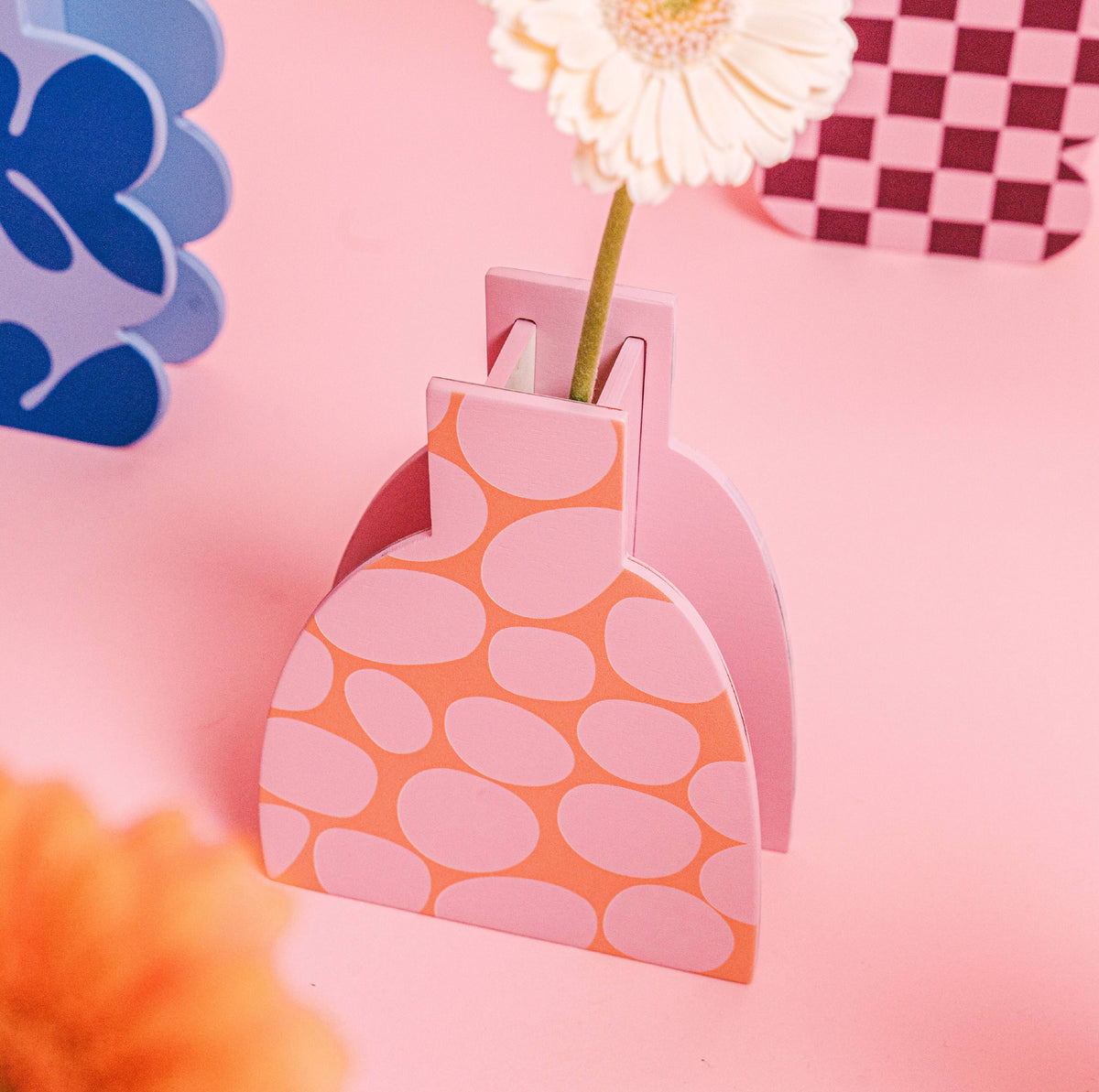 Vase PINK STONES - milin