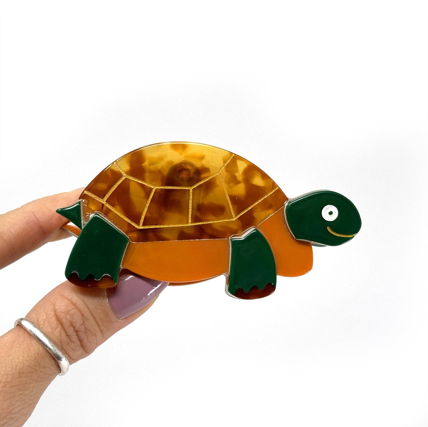 Pince à cheveux tortue - Tortoise Hair Clip - Rainbow Unicorn Birthday Surprise