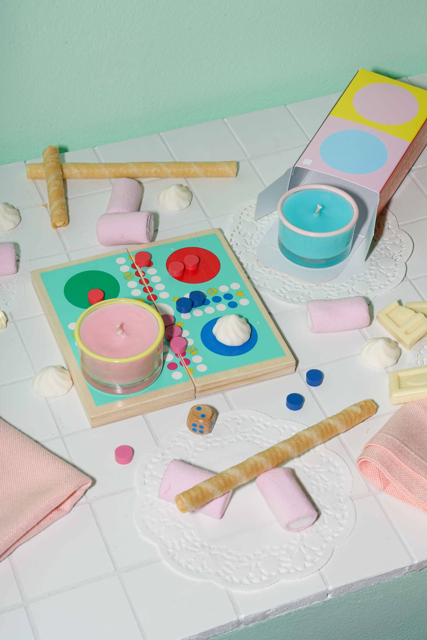 Duo de bougie ''party candle'' - To:From